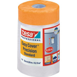 Bande en film plastique Easy Cover 4402 précision standard longueur 33 m largeur 550 mm rouleau TESA (Par 25)