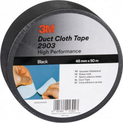 Adhésif toilé Scotch® 2903 noir longueur 50 m largeur 48 mm rouleau 3M (Par 24)
