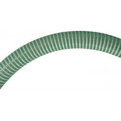 Tuyau d'aspiration et de convoyage spiralé D. intérieur 25 mm vert 24 mm longue (Par 50)