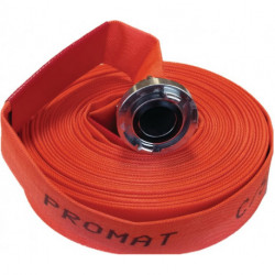 Tuyau pour bâtiment/industrie D. intérieur 102 mm longueur 20 m orange fluo roul