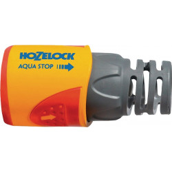 Raccord pour tuyau AquaStop PLUS plastique 1/2 po. 13 mm au détail HOZELOCK