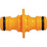 Coupleur double universel plastique HOZELOCK
