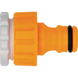 Raccord pour robinet plastique 13 19 mm G 1/2 po. G 3/4 po. HOZELOCK