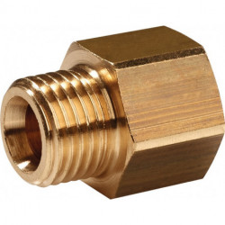 Mamelon de réduction laiton filetage extérieur G 1/8 po. filetage intérieur G 1/ (Par 10)