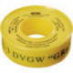 Ruban d’étanchéité en PTFE GRp L12 m l12 mm D01 mm jaune 100 g/m² rouleau ULITH