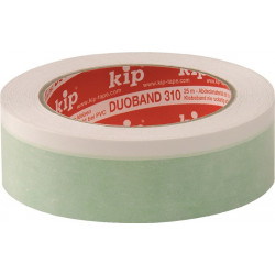 Ruban adhésif double face Duoband 310 longueur 25 m largeur 25 mm vert/blanc rouleau KIP (Par 12)