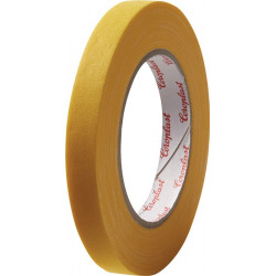 Adhésif toilé 800 jaune longueur 25 m largeur 15 mm rouleau COROPLAST (Par 20)