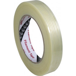 Ruban à filaments F407 incolore longueur 50 m largeur 19 mm rouleau IKS (Par 96)