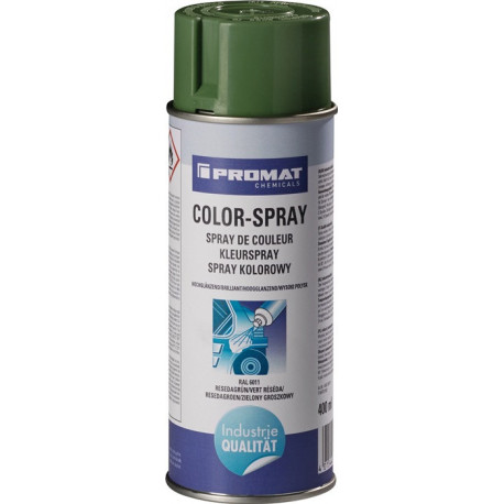 Bombe de couleur vert réséda haute brillance RAL 6011 400 ml bombe aérosol (Par 6)