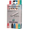 Craie de marquage boîte avec 12 un.en blanc sans emballage papier 12 pièces/boîte SOPPEC