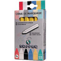 Craie de marquage jaune sans emballage papier 12 pièces/boîte SOPPEC