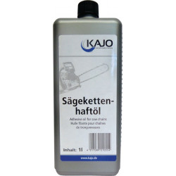 Huile à chaîne de tronçonneuse 100-130 mm²/s (à 40 degr. C) 1 l bouteille KAJO (Par 24)