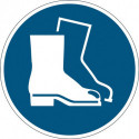 Pictogramme d'obligation ASR A1.3/DIN EN ISO 7010 utiliser protection des pieds 430 mm R9 DURABLE (Par 5)