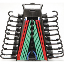 Set de serrage de bagages 10 pièces longueur 4 x 45/4 x 60/2 x 80 cm UNITEC