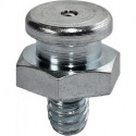 Embout de graissage à tête plate standard DIN3404 M8 x 1 mm forme A SW 17 mm set SAMOA HALLBAUER (Par 100)