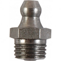 Embout de graissage conique H1 DIN71412 M6 x 1 mm forme A acier inoxydable SW 7 mm 6 pans set SAMOA HALLBAUER (Par 25)