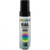 Crayon à vernis noir foncé brillant RAL 9005 12 ml 12 ml tige DUPLI-COLOR (Par 30)
