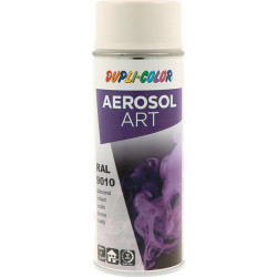 Bombe de peinture de couleur AEROSOL Art blanc pur brillant RAL 9010 400 ml bomb (Par 6)