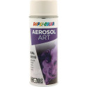 Bombe de peinture de couleur AEROSOL Art blanc pur brillant RAL 9010 400 ml bomb (Par 6)