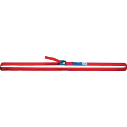 Sangle d'amarrage DIN EN 12195-2 longueur 6 m largeur 25 mm avec fermeture à ser