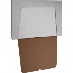 Voile liant hydrocarbures longueur 40 cm largeur 50 cm 10 serviettes carton distributeur PROMAT CHEMICALS