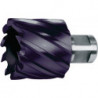 Couronne de carrotage D. nominal 12 mm HSS revêtement TiAlN profondeur de coupe 30 mm Weldon RUKO