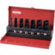 Set de carrotage 7 pièces D. 12-22 mm HSS-TiAlN profondeur de coupe 30 mm Weldon RUKO
