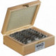Jeu de cales parallèles no. 6344SP contenu 8 paires taille 9-23 ondulées longueur 110 mm AMF