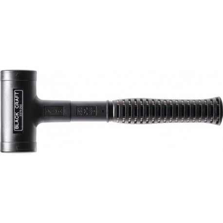 Maillet à frappe amortie BLACKCRAFT longueur 300 mm D. de la tête 40 mm tube d’acier antirebond HALDER