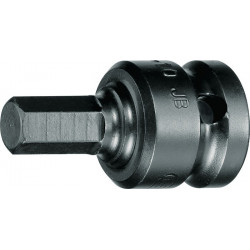 Douille pour clé à choc IN K 19 1/2 po. ouv. de clé 8 mm L. 44 mm GEDORE