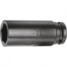 Jeu d'embout de clé à douille forte démult. K 19 L 1/2 ” ouv. de clé 22 mm L. 82 mm