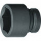 Douille pour clé à choc K 21 1 po. ouv. de clé 38 mm L. 64 mm GEDORE
