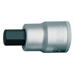 Jeu de clés à douille IN 32 3/4 po. 6 pans creux ouv. de clé 17 mm longueur 155 mm GEDORE