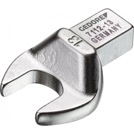 Outil à emmancher à mâchoire 7112-18 ouverture de clé 18 mm 9 x 12 mm acier CV G