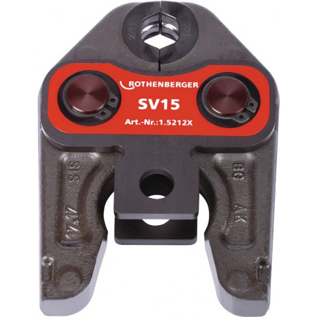 Mâchoire de presse Vario-Press SV 32-34 kN largeur nominale 15 mm acier spécial ROTHENBERGER