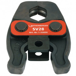 Mâchoire de presse Compact V/SV 19 kN largeur nominale 28 mm métal/métal non fer