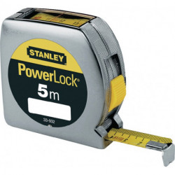 Mètre-ruban de poche PowerLock longueur 5 m largeur 19 mm mm/cm EGII fenêtre en plastique fenêtre plastique SB STANLEY