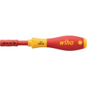 Porte-embout SoftFinish electric slimVario VDE Longueur totale 160 mm pour slimBits 6 mm WIHA