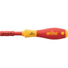 Porte-embout SoftFinish electric slimVario VDE Longueur totale 160 mm pour slimBits 6 mm WIHA