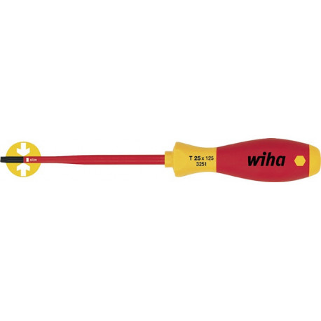 Tournevis 3251 taille T 10 longueur des lames 100 mm VDE isolé slim Fix WIHA