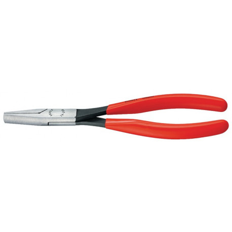 Pince de montage DIN ISO 5743 longueur 200 mm forme 0 poli revêt. en plastique pointe droite KNIPEX