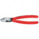 Pince coupante diagonale longueur 110 mm tête polie revêtement en plastique KNIPEX