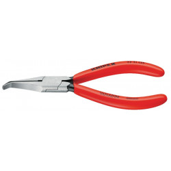 Pince d'ajustage longueur 135 mm coudé à 40 deTaille plat revêtement en plastique K