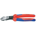 Coupeuse latér. diag. à forte démultipl. longueur 200 mm forme 2 gaines multicom