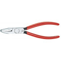 Pince à gruger le verre DIN ISO 5743 L. 160 mm largeur de mors 9,5 mm tête polie revêt. en plastique KNIPEX