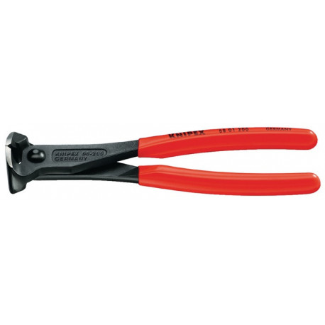 Pince coupante frontale DIN ISO 5748 longueur totale 200 mm revêtement en plastique KNIPEX
