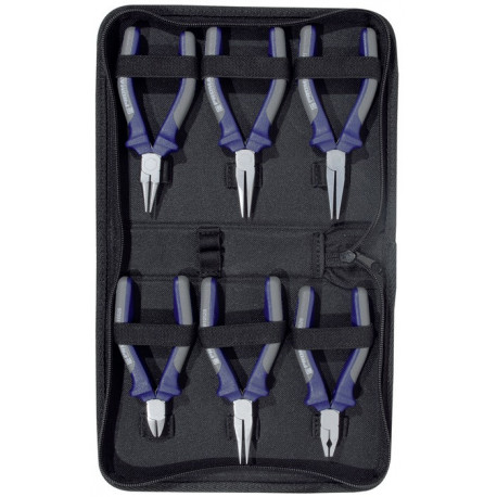 Jeu de pinces électroniques DIN/ISO9654/55 6 pièces 6 pinces PROMAT
