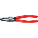 Pince universelle longueur 200 mm poli revêt. en plastique KNIPEX