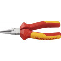 Pince à becs ronds longueur 160 mm pince chromée gaines multicomposant PROMAT