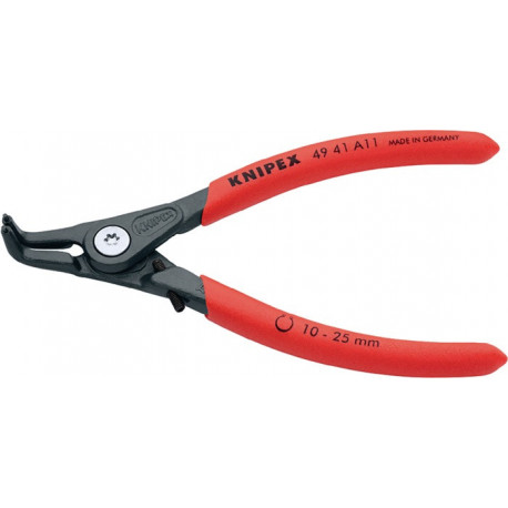 Pince pour circlips extérieurs A 11 pour D. d’arbre 10-25 mm avec limitation de